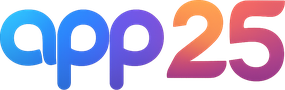 app 25 লোগো চিহ্ন